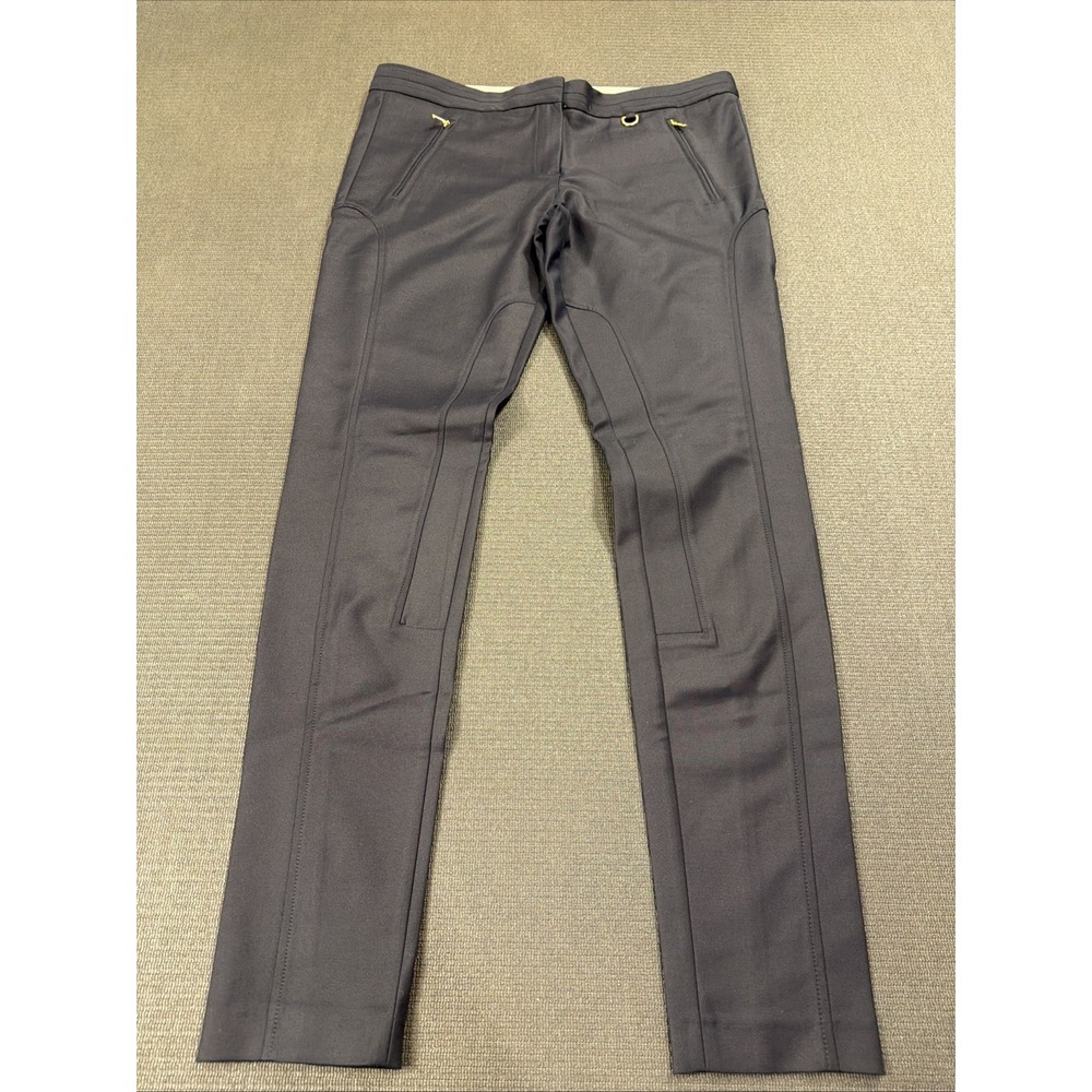 Massimo Dutti Size 10 Navy Equestrian Riding Breeches Trousers Pants Luxury